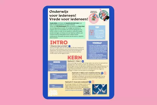 Voorbeeld van lesfiche