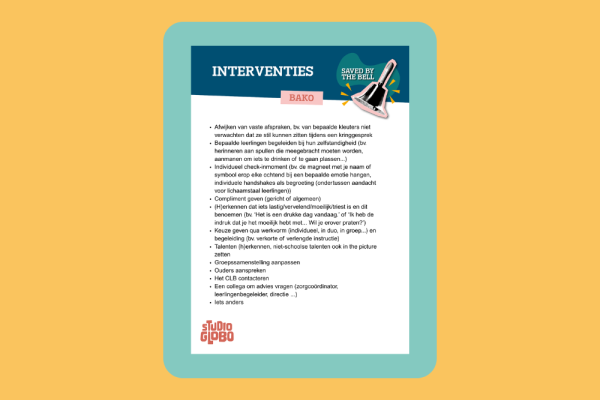 kleine versie interventies BAKO